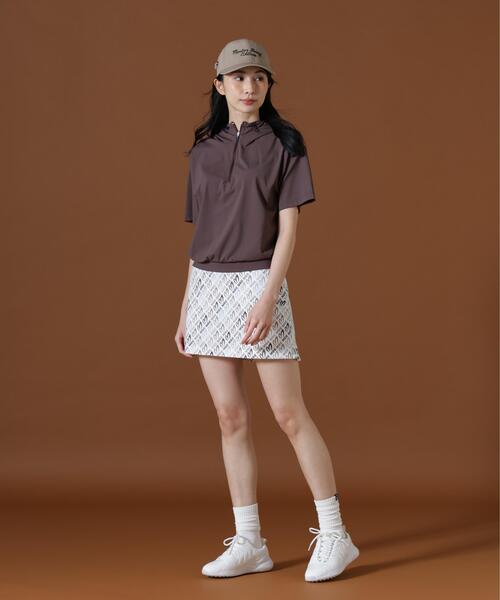 MASTER BUNNY EDITION(マスターバニーエディション)の「Nyベアムース半袖ハーフジップフーディプルオーバー (WOMENS)(スウェット・レディース・ブラウン/ブラック/ホワイト・SMALL/MEDIUM/LARGE)」の22枚目の写真
