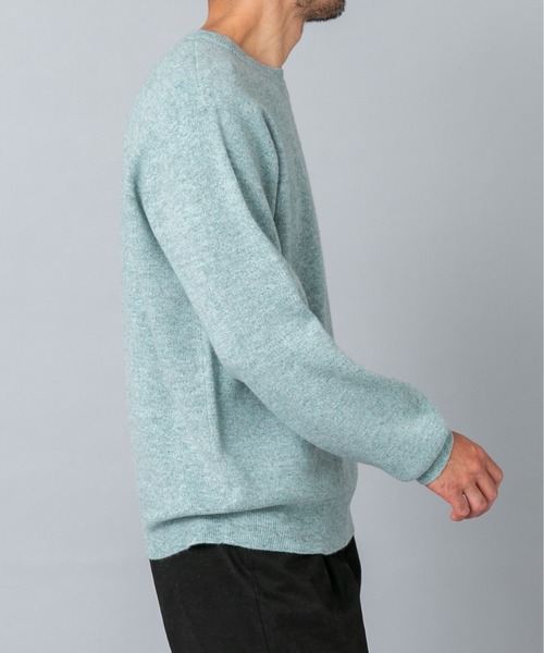 URBAN RESEARCH ROSSO MEN（アーバンリサーチロッソメン）の「ハミルトンラムズウールスムースニットスウェット（ニット/セーター・メンズ・ブラック/グレー/チャコールグレー/ミント/ベージュ系その他・LARGE/X-LARGE/MEDIUM）」の20枚目の写真