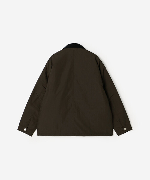 DANTON(ダントン)の「DANTON | 中綿ナイロン カバーオールジャケット MEN(ダウンジャケット/コート・メンズ・ブラック/ブラウン・40/42)」の3枚目の写真