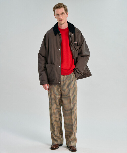DANTON(ダントン)の「DANTON | 中綿ナイロン カバーオールジャケット MEN(ダウンジャケット/コート・メンズ・ブラック/ブラウン・40/42)」の21枚目の写真