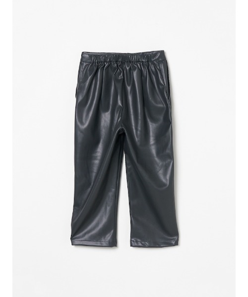 ILANIS(イラニス)の「Faux Leather Capri Pants(その他パンツ・レディース・グレー/ブラック・FREE)」の5枚目の写真