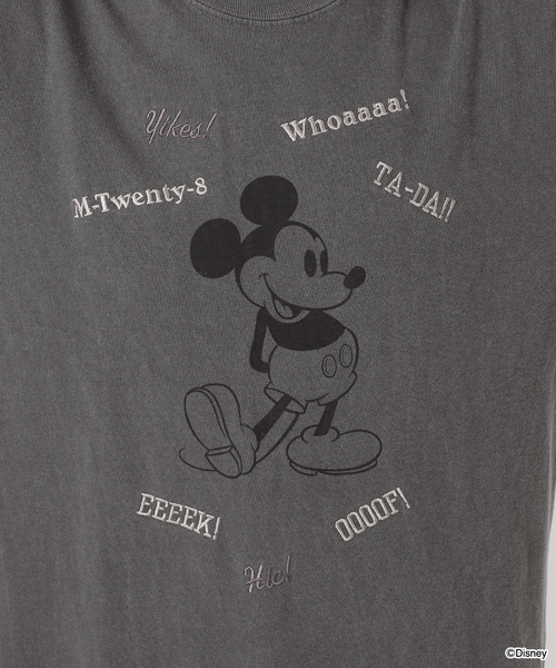 FRAMeWORK（フレームワーク）の「WIFFLE 別注［Mickey Mouse］embroidery ロンT（Tシャツ/カットソー・レディース・ホワイト/スミクロ/ベージュ・FREE）」の10枚目の写真