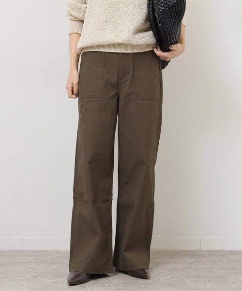 JOURNAL STANDARD relume(ジャーナルスタンダード レリューム)の「《一部WEB限定追加7》ワイドベイカーパンツ(カーゴパンツ・レディース・カーキ/ブラウン/ベージュ/ネイビー・40/38/36/34)」の1枚目の写真