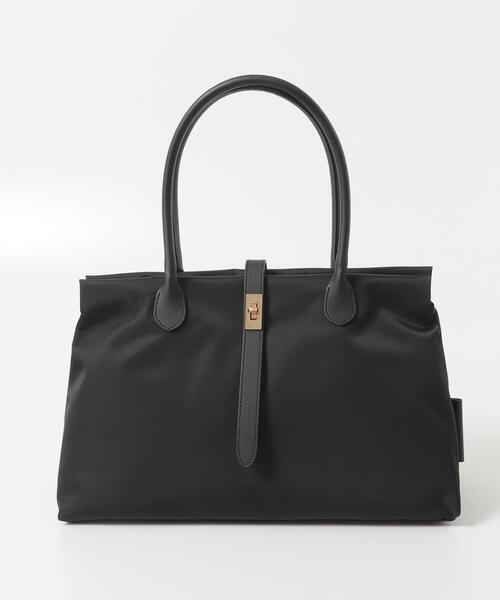 URBAN RESEARCH ROSSO WOMEN(アーバンリサーチ ロッソ)の「VIOLAd’ORO BIANCAスクエアバッグ(トートバッグ・レディース・ベージュ/ブラック・-)」の1枚目の写真