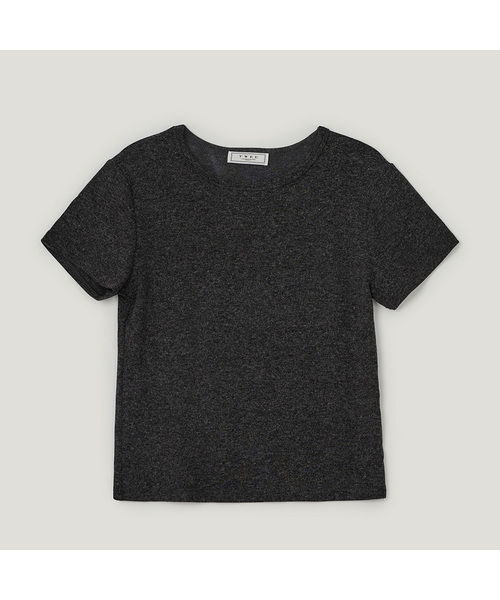 TWEE（トゥウィー）の「オリン ヴィンテージ ラウンドネック半袖Tシャツ（Tシャツ/カットソー・レディース・ホワイト/チャコールグレー/ブラック/ブラウン/レッド・FREE）」の3枚目の写真