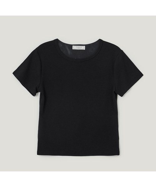 TWEE（トゥウィー）の「オリン ヴィンテージ ラウンドネック半袖Tシャツ（Tシャツ/カットソー・レディース・ホワイト/チャコールグレー/ブラック/ブラウン/レッド・FREE）」の2枚目の写真
