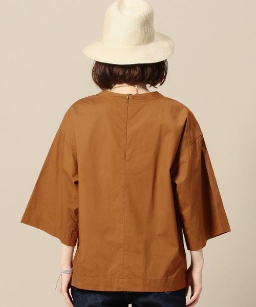 BEAUTY&YOUTH UNITED ARROWS(ビューティーアンドユースユナイテッドアローズ)の「BY コットンタイプライターTEEブラウス ◆(シャツ/ブラウス・レディース・ホワイト/ブラウン/レッド・FREE)」の17枚目の写真