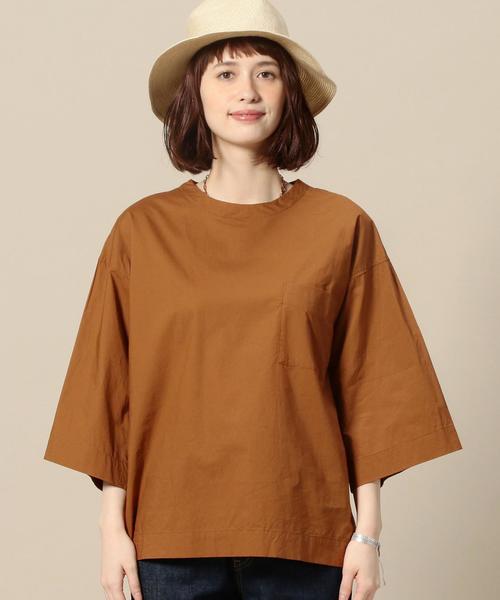 BEAUTY&YOUTH UNITED ARROWS(ビューティーアンドユースユナイテッドアローズ)の「BY コットンタイプライターTEEブラウス ◆(シャツ/ブラウス・レディース・ホワイト/ブラウン/レッド・FREE)」の11枚目の写真
