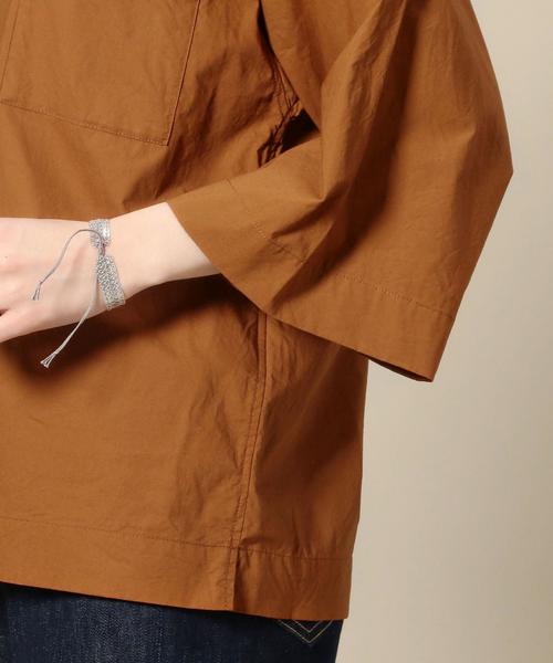 BEAUTY&YOUTH UNITED ARROWS(ビューティーアンドユースユナイテッドアローズ)の「BY コットンタイプライターTEEブラウス ◆(シャツ/ブラウス・レディース・ホワイト/ブラウン/レッド・FREE)」の16枚目の写真