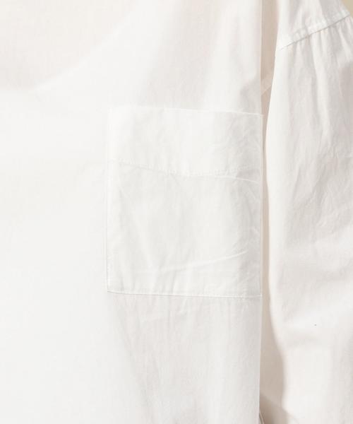 BEAUTY&YOUTH UNITED ARROWS(ビューティーアンドユースユナイテッドアローズ)の「BY コットンタイプライターTEEブラウス ◆(シャツ/ブラウス・レディース・ホワイト/ブラウン/レッド・FREE)」の8枚目の写真