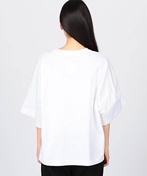 EN ROUTE（アンルート）の「ENR コットン天竺サイドZIPプルオーバー（Tシャツ/カットソー・レディース・ホワイト/ブラック/ライトグレー・フリー）」の15枚目の写真