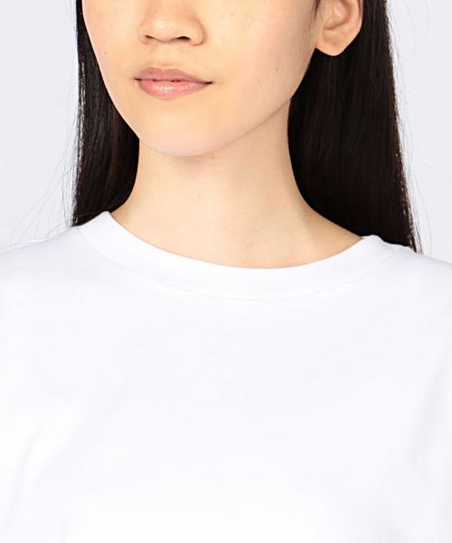 EN ROUTE（アンルート）の「ENR コットン天竺サイドZIPプルオーバー（Tシャツ/カットソー・レディース・ホワイト/ブラック/ライトグレー・フリー）」の11枚目の写真