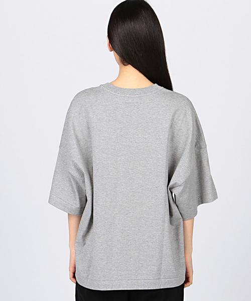 EN ROUTE（アンルート）の「ENR コットン天竺サイドZIPプルオーバー（Tシャツ/カットソー・レディース・ホワイト/ブラック/ライトグレー・フリー）」の7枚目の写真