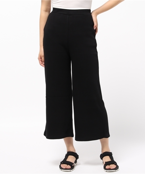 SLY（スライ）の「RIB LONG PT（その他パンツ・レディース・ネイビー/トップグレー/ブラック/ダークグリーン/ブラウン・1/2）」の14枚目の写真