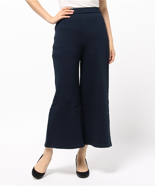 SLY（スライ）の「RIB LONG PT（その他パンツ・レディース・ネイビー/トップグレー/ブラック/ダークグリーン/ブラウン・1/2）」の11枚目の写真