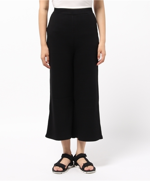 SLY（スライ）の「RIB LONG PT（その他パンツ・レディース・ネイビー/トップグレー/ブラック/ダークグリーン/ブラウン・1/2）」の6枚目の写真