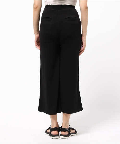 SLY（スライ）の「RIB LONG PT（その他パンツ・レディース・ネイビー/トップグレー/ブラック/ダークグリーン/ブラウン・1/2）」の8枚目の写真