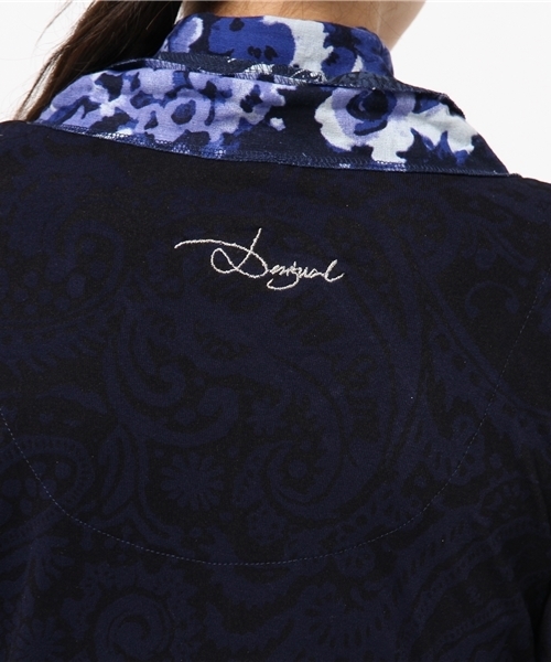 Desigual（デシグアル）の「「Desigual/デシグアル」カットソー（Tシャツ/カットソー・レディース・ブルー/ブラウン・X-LARGE/SMALL/MEDIUM/X-SMALL/LARGE）」の9枚目の写真