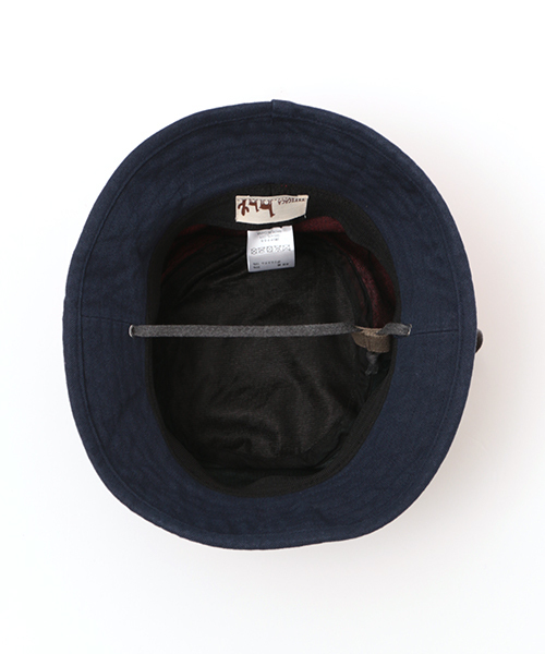 チチカカ（チチカカ）の「クレイジーパターンサファリハット（ハット・レディース・ベージュ/ネイビー・FREE）」の12枚目の写真