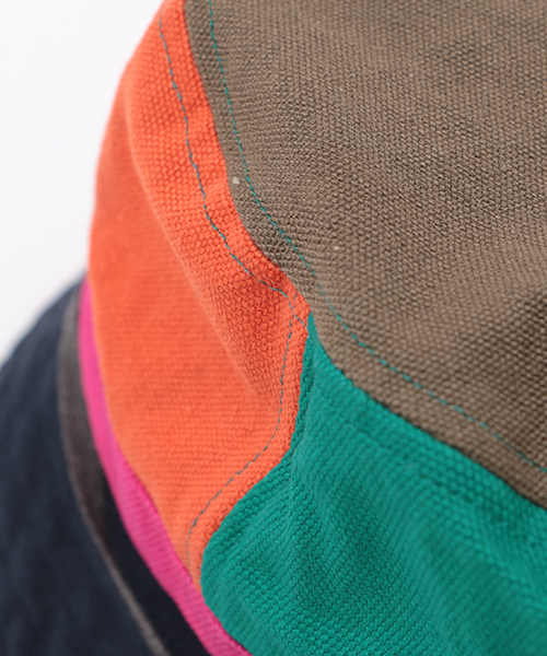 チチカカ（チチカカ）の「クレイジーパターンサファリハット（ハット・レディース・ベージュ/ネイビー・FREE）」の14枚目の写真