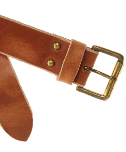 BEAMS BOY（ビームスボーイ）の「BEAMS BOY / 35㎜イタリアン WASHレザー（ベルト・レディース・ライトブラウン/ダークブラウン・ONE SIZE）」の3枚目の写真