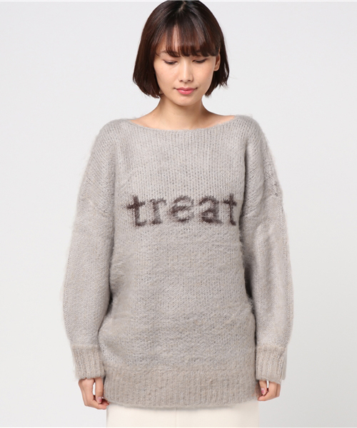 SLY Treat ニット  TREAT MOHAIR LIKE TUNIC SLY（スライ）の「TREAT MOHAIR LIKE TUNIC（チュニック）」 - WEAR