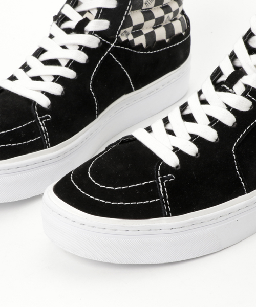 MYne（マイン）の「【MYne】ハイカットスニーカー/hybrid hi cut sneaker（スニーカー・メンズ・ブラック/イエロー・41/40）」の7枚目の写真