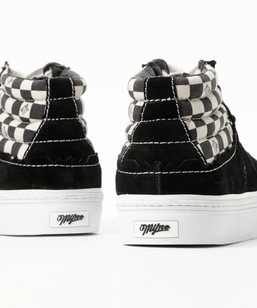 MYne（マイン）の「【MYne】ハイカットスニーカー/hybrid hi cut sneaker（スニーカー・メンズ・ブラック/イエロー・41/40）」の10枚目の写真