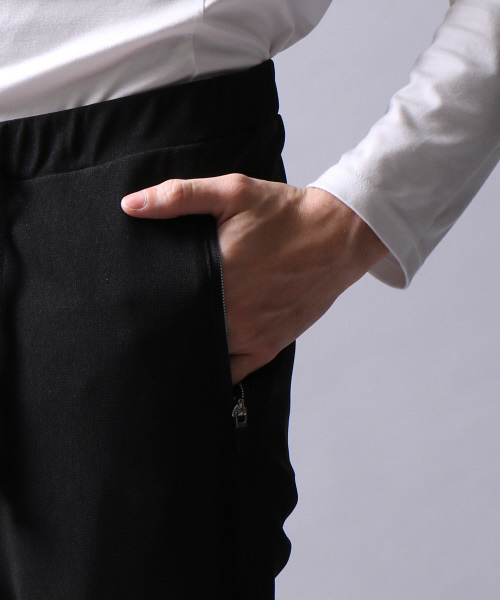 5351 POUR LES HOMMES(ゴーサンゴーイチプールオム)の「シャンブレーハイテンションジョガーパンツ(その他パンツ・メンズ・ブラック・46/44/48)」の7枚目の写真