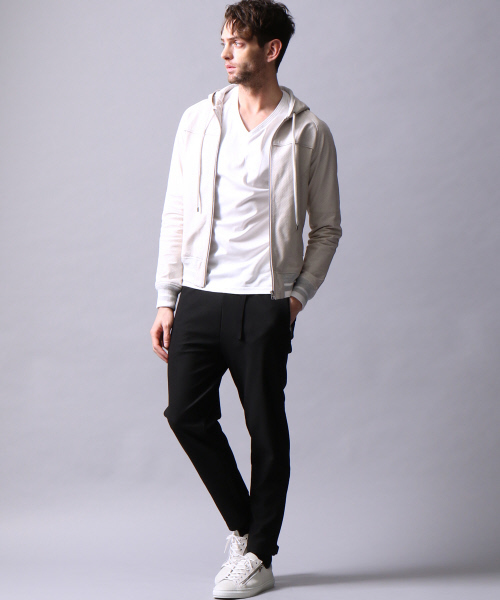 5351 POUR LES HOMMES(ゴーサンゴーイチプールオム)の「シャンブレーハイテンションジョガーパンツ(その他パンツ・メンズ・ブラック・46/44/48)」の12枚目の写真