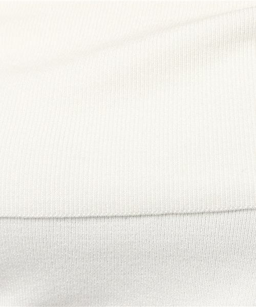 SWINGLE（スウィングル）の「ダブルオフショル風ニットプルオーバー◆（ニット/セーター・レディース・オフホワイト/ライトグレー/ラベンダー/ネイビー・SMALL）」の10枚目の写真