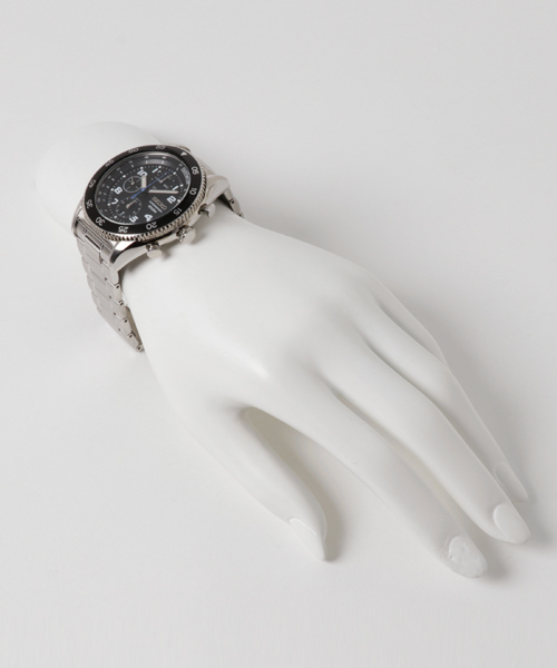 SEIKO（セイコー）の「SEIKO セイコー クロノグラフ メタルバンド クォーツ腕時計【WEB限定】SNDG59P1（アナログ腕時計・メンズ・シルバー・FREE）」の3枚目の写真