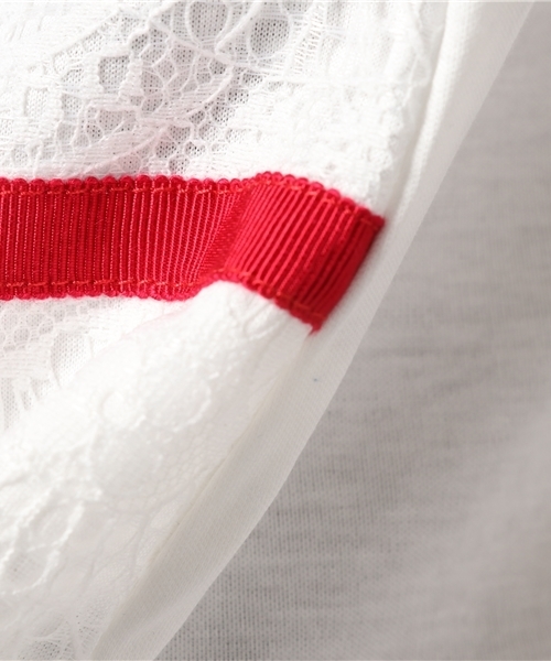 LOVELESS（ラブレス）の「【LOVELESS】WOMENS ボーダーレースタンクトップ（タンクトップ・レディース・ホワイト/ベージュ/ブラック・34/36）」の10枚目の写真