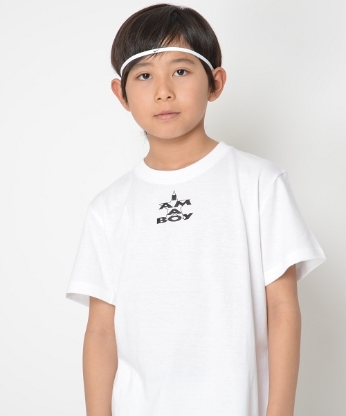SOLPRESA（ソルプレーサ）の「I AM A BOY　Tシャツ（Tシャツ/カットソー・キッズ・グレー/ブラック/ホワイト/ダークグレー・140/150/100/120/110/130）」の8枚目の写真