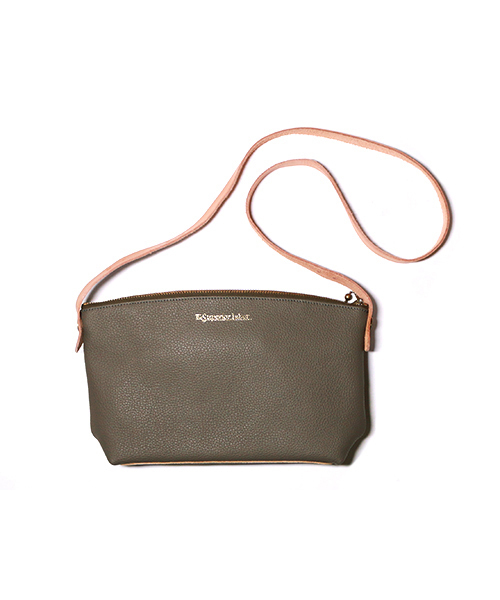NATAL DESIGN(ネイタルデザイン)の「【ネイタルデザイン】NATAL DESIGN X THE SUPERIOR LABOR LEATHER POUCH / シュペリオルレイバー レザーポーチ(ショルダーバッグ・メンズ・ブラック/グレー/カーキ・FREE)」の1枚目の写真