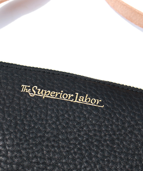 NATAL DESIGN（ネイタルデザイン）の「【ネイタルデザイン】NATAL DESIGN X THE SUPERIOR LABOR LEATHER POUCH / シュペリオルレイバー レザーポーチ（ショルダーバッグ・メンズ・ブラック・FREE）」の8枚目の写真
