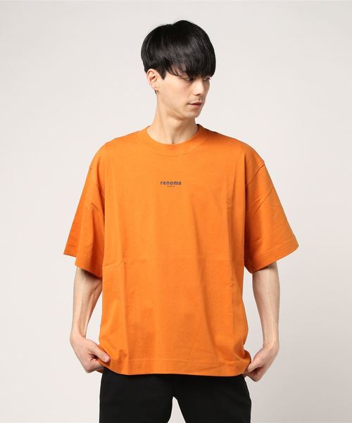 Jieda（ジエダ）の「【PULP】JieDa × renoma / ジエダ × レノマ  PHOTO T-SH2（Tシャツ/カットソー・メンズ・ブラック/ホワイト/オレンジ系その他・FREE）」の3枚目の写真