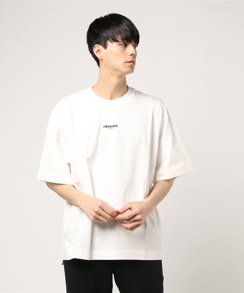 Jieda（ジエダ）の「【PULP】JieDa × renoma / ジエダ × レノマ  PHOTO T-SH2（Tシャツ/カットソー・メンズ・ブラック/ホワイト/オレンジ系その他・FREE）」の2枚目の写真