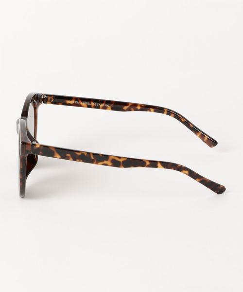 green label relaxing（グリーンレーベルリラクシング）の「KFC ボスリントンフラットカラーレンズメガネ ◆（サングラス・レディース・ブラウン・FREE）」の2枚目の写真