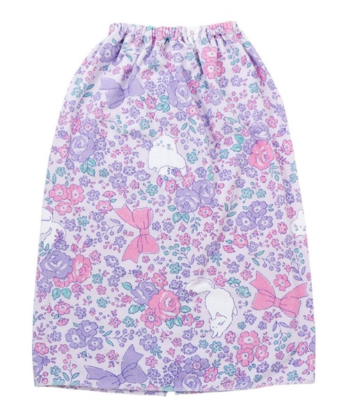 Catherine Cottage(キャサリンコテージ)の「ラップタオル 80cm(スイムグッズ・キッズ・パープル/ピンク/ブルー/サックスブルー/ベージュ/ブルー系3/ピンク系3/ライラック/ブルー系4・FREE)」の7枚目の写真
