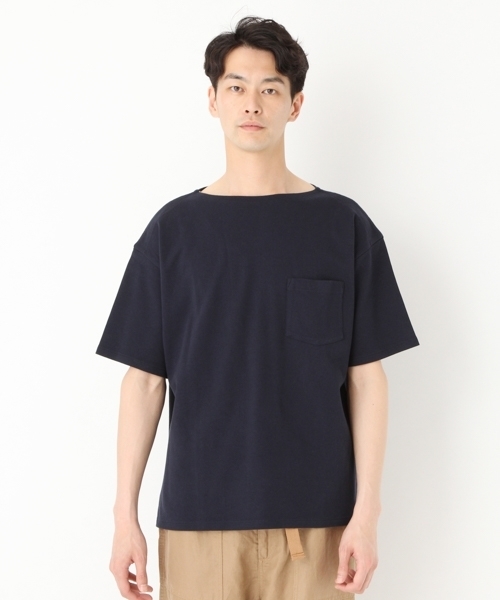 niko and...（ニコアンド）の「ワイドボートネックTシャツ【niko and ...】（Tシャツ/カットソー・メンズ・ホワイト/カーキ/グリーン/ネイビー・MEDIUM/LARGE）」の8枚目の写真