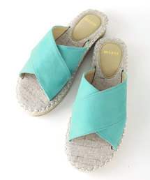 クロス エスパドリーユ スリッパサンダル [ minia ]