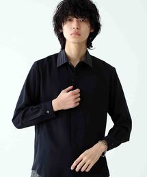 STUDIOUS | 【STUDIOUS】ドレープフライフロントクレリックシャツ(シャツ/ブラウス)