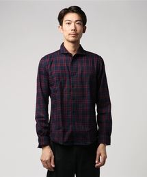 シンプルなチェックシャツ レギュラーシャツ