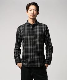 シンプルなチェックシャツ レギュラーシャツ
