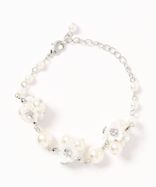 セール Cupid Heart 結婚式 二次会 ちょとしたお食事会におすすめアクセサリー フラワーブーケブレスレット ブレスレット Cupid Heart キューピッドハート のファッション通販 Zozotown