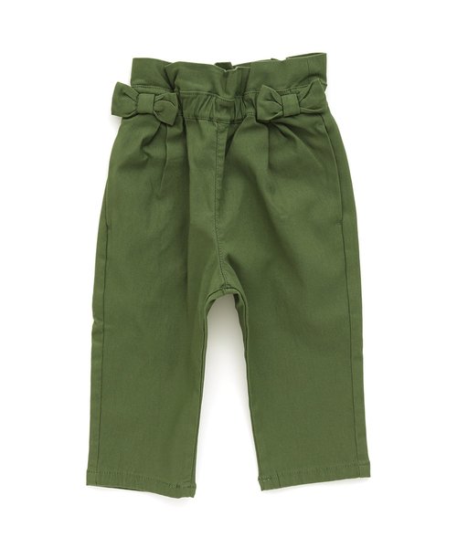 BREEZE（ブリーズ）の「リボン付きテーパードパンツ 9分丈（その他パンツ・キッズ・エンジ/カーキ/ブルー・90/100/110/120/80/130/140）」の10枚目の写真