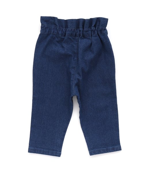 BREEZE（ブリーズ）の「リボン付きテーパードパンツ 9分丈（その他パンツ・キッズ・エンジ/カーキ/ブルー・90/100/110/120/80/130/140）」の9枚目の写真