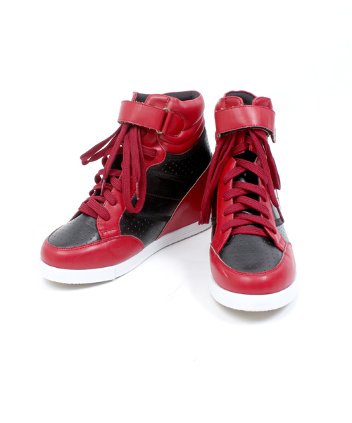 WEGO（ウィゴー）の「WEGO/インヒールスニーカー（スニーカー・レディース・ホワイト/レッド/サックスブルー/ピンク・23.5/24.5）」の16枚目の写真