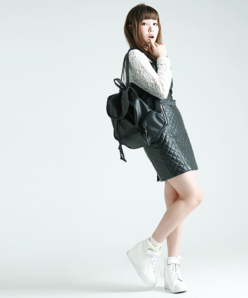 WEGO（ウィゴー）の「WEGO/インヒールスニーカー（スニーカー・レディース・ホワイト/レッド/サックスブルー/ピンク・23.5/24.5）」の13枚目の写真